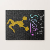 Fliege nicht einfach, Sau! Girls Cheerleader Puzzle (Horizontal)