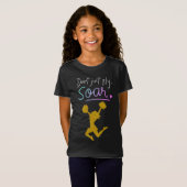 Fliege nicht einfach, Sau! Girls Cheerleader T-Shirt (Vorne ganz)
