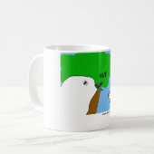 Fliege! Süße Birdie-Tasse Kaffeetasse (Vorderseite Links)