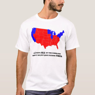 Fliege über Land bekämpft T-Shirt