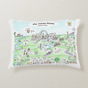 Fliege weg Zuhause Dekokissen