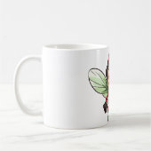 Fliege Weihnachten Kaffeetasse (Links)