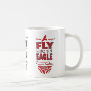 Fliege wie Eagle - Gleitschirmfliegen Kaffeetasse