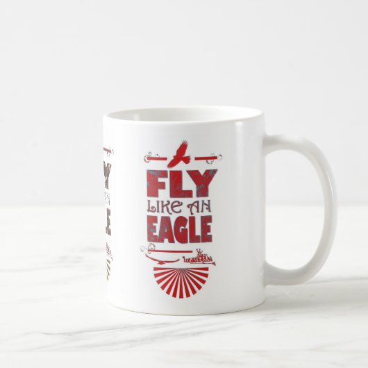 Fliege wie Eagle - Gleitschirmfliegen Kaffeetasse (Rechts)