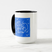 Fliege wie ein Vogel Tasse (Vorderseite Links)