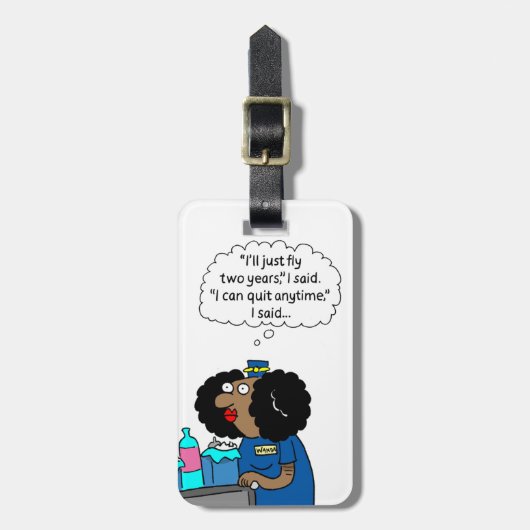 Fliege zwei Jahre Gepäckanhänger- Gepäckanhänger (Vorderseite vertikal)