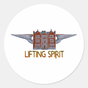 Fliegen 770 runder aufkleber