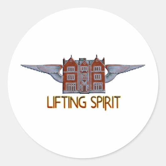 Fliegen 770 runder aufkleber (Vorderseite)