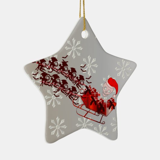 Fliegen-Affe Sankt Keramikornament (Rechts)