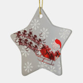 Fliegen-Affe Sankt Keramikornament (Links)