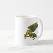 Fliegen-Affe-Tasse Kaffeetasse (VorderseiteRechts)