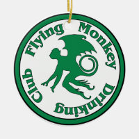 Fliegen-Affe-trinkender Verein