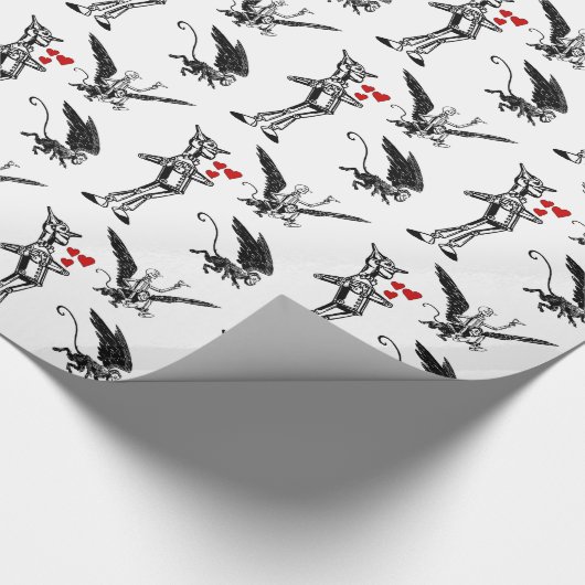 Fliegen-Affe-Zinn-Mann-Zauberer von OzpapierLiebe Geschenkpapier (Ecke)