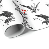 Fliegen-Affe-Zinn-Mann-Zauberer von OzpapierLiebe Geschenkpapier (Rolleneckpunkt)