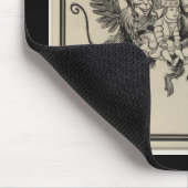 Fliegen-Affen Mousepad (Ecke)