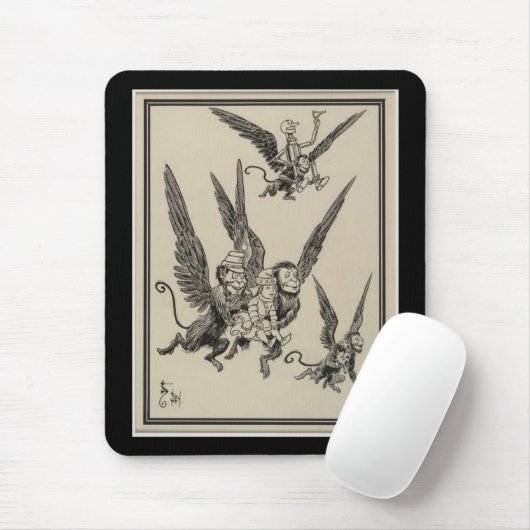 Fliegen-Affen Mousepad (Mit Mouse)