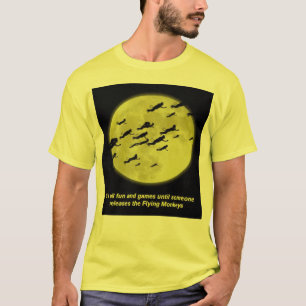Fliegen-Affen T-Shirt