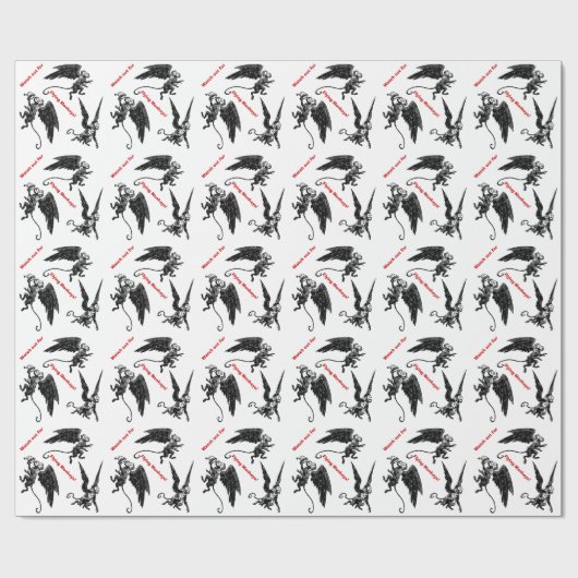 Fliegen-Affen! Zauberer- von Ozklassikerbuch Geschenkpapier (Flach)