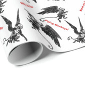 Fliegen-Affen! Zauberer- von Ozklassikerbuch Geschenkpapier (Rolleneckpunkt)