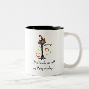 Fliegen-Affen Zweifarbige Tasse