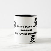 Fliegen-Affen Zweifarbige Tasse (Mittel)