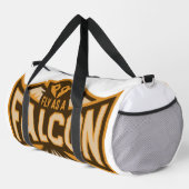 Fliegen als Falken-Sepia Duffle Bag (Rechte Ecke)