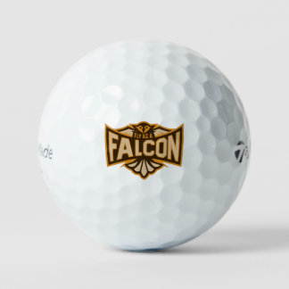 Fliegen als Falken-Sepia Golfball