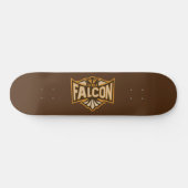 Fliegen als Falken-Sepia Skateboard (Horizontal)