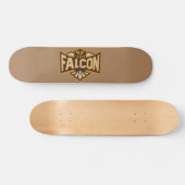 Fliegen als Falken-Sepia Skateboard (Horizontal)