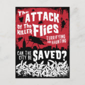 Fliegen Angriff! Postkarte (Vorderseite)