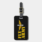 Fliegen-Armee Gepäckanhänger (Vorderseite vertikal)