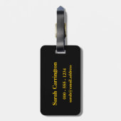 Fliegen-Armee Gepäckanhänger (Rückseite vertikal)