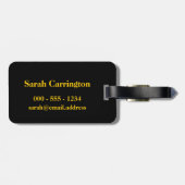 Fliegen-Armee Gepäckanhänger (Rückseite horizontal)