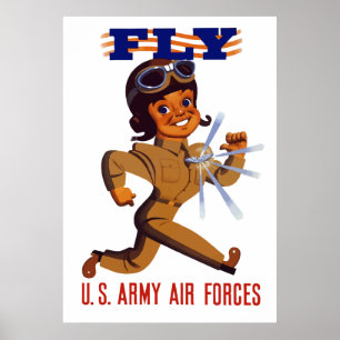 FLIEGEN -- Army Air Forces Poster