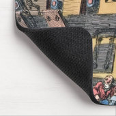 Fliegen-Artillerie oder ein Pferdemarinesoldat Mousepad (Ecke)