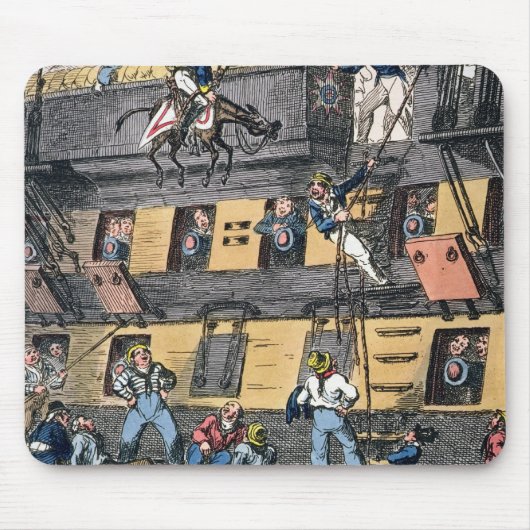 Fliegen-Artillerie oder ein Pferdemarinesoldat Mousepad (Vorne)