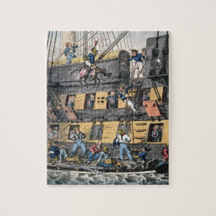 Fliegen-Artillerie oder ein Pferdemarinesoldat Puzzle