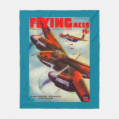 Fliegen-As-Titelseite5 Fleecedecke (Vorderseite)