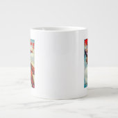 Fliegen-As-Titelseite5 Jumbo-Tasse (Vorderseite)