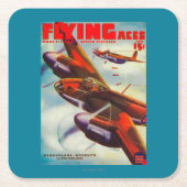 Fliegen-As-Titelseite5 Rechteckiger Pappuntersetzer (Vorderseite)