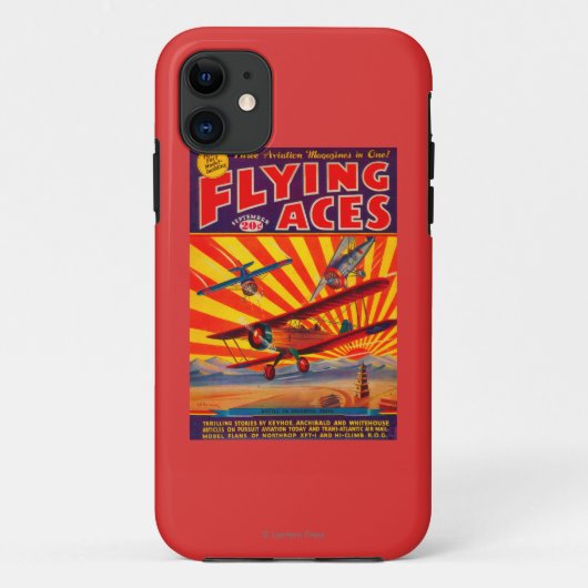 Fliegen-As-Titelseite Case-Mate iPhone Hülle (Rückseite)