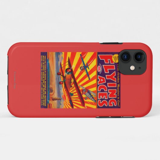 Fliegen-As-Titelseite Case-Mate iPhone Hülle (Rückseite (Horizontal))