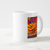 Fliegen-As-Titelseite Jumbo-Tasse (Vorderseite Rechts)