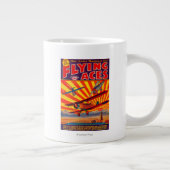 Fliegen-As-Titelseite Jumbo-Tasse (Rechts)