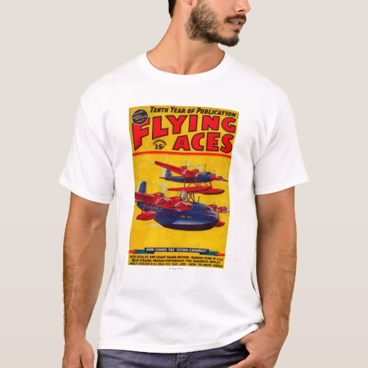 Fliegen-As-Titelseite T-Shirt (Vorderseite)