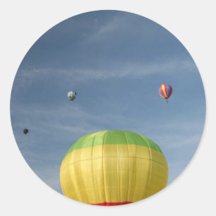 Fliegen auf die Welt! xlta Runder Aufkleber