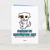 Fliegen-Ballon-Schwein-Geburtstagskarte Karte (Rückseite)