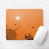 Fliegen bei Morgengrauen Mousepad (Mit Mouse)