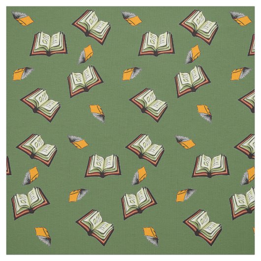 Fliegen-Bücher! Stoff (Muster)