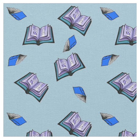 Fliegen-Bücher! Stoff (Nahaufnahme)